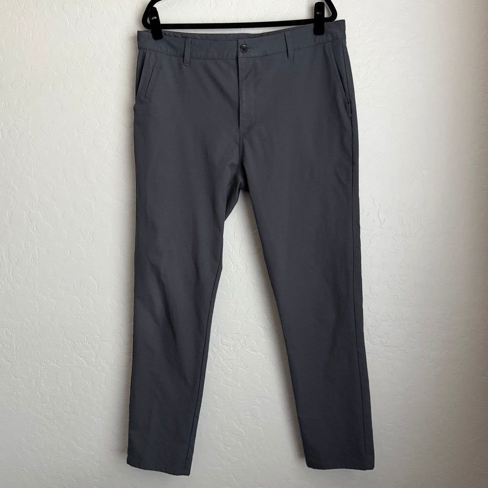 Vuori Men's Straight Pants Gray Sz 36 V427